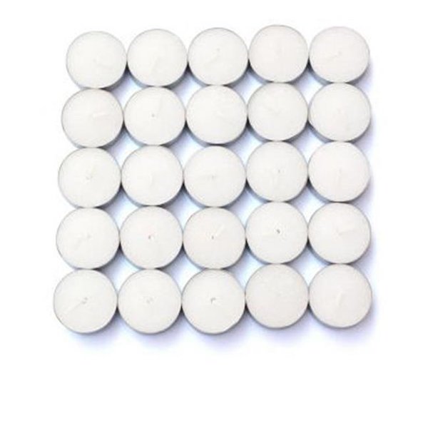 Zest Candle Zest Candle CTZ-008 White Citronella Tealight Candles -100pcs-Box CTZ-008